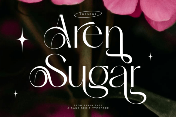 Aren Sugar: A Sophisticated Display Font for Luxury Branding