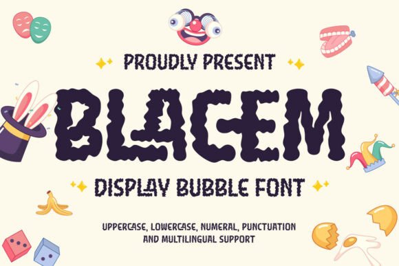 Blacem: The Playful Bubble Font for Makers