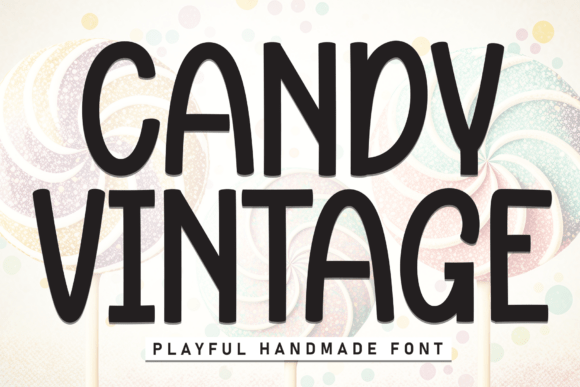 Candy Vintage: A Sweet Retro Display Font Review