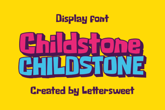 Childstone: A Bold and Cheerful Display Font for Modern Design