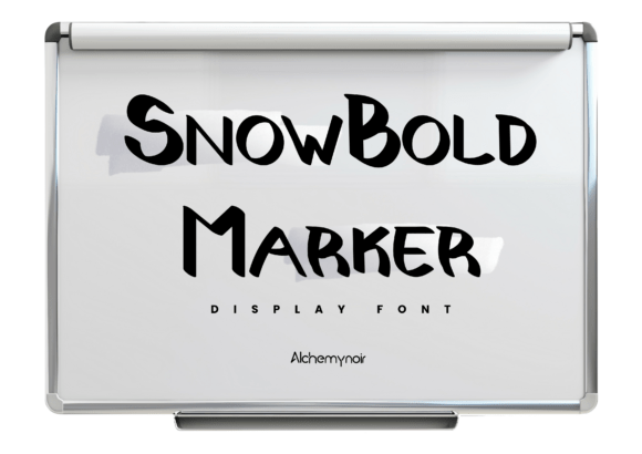 Designing with Snowbold Marker: A Bold Display Typeface