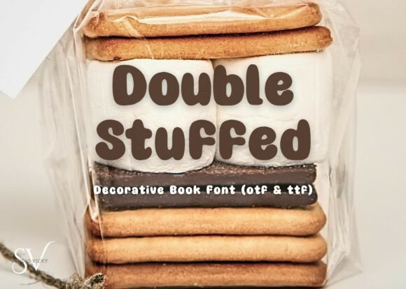 Double Stuffed: A Bold Display Font for Web Headers