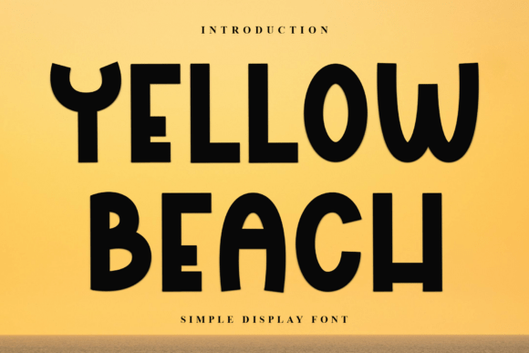 Elevate Web Headers with the Yellow Beach Typeface