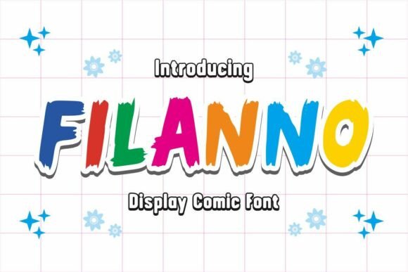 Filanno Typeface: A Whimsical Display Font for Small Business Branding