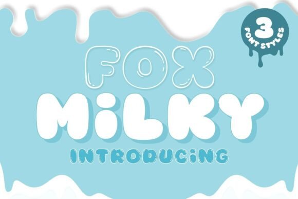 Fox Milky: The Playful Display Font for Social Campaigns