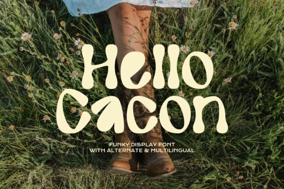 Hello Cacon: A Funky Display Font for Editorial Design