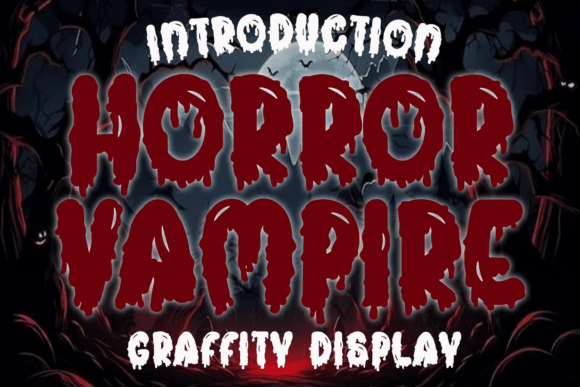 Horror Vampire Font Review: A Spooky Display Type
