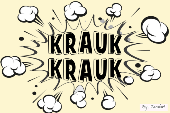 Kraukkrauk Regular: The Display Font for Scroll-Stopping Content