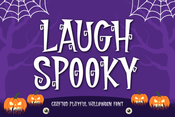 Laugh Spooky: A Display Font for Halloween Editorial Design