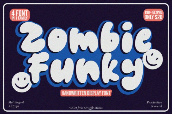 Launch Bold Campaigns with Zombie Funky Display Font