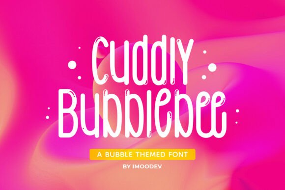 Launch Campaigns with Cuddly Bubblebee Display Font