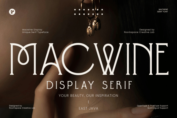 Macwine: A Refined Serif Typeface for Digital Elegance