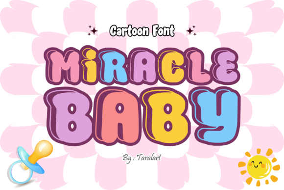 Miraclebaby Regular: A Playful Display Font for Kids Content