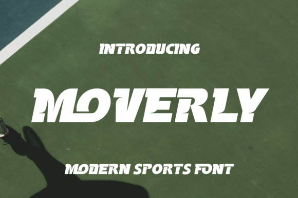Moverly: A Bold Display Font for Modern Editorial Design