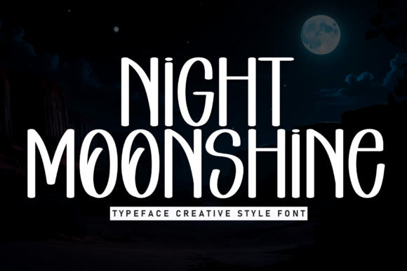 Night Moonshine: A Condensed Display Font for Editorial Design