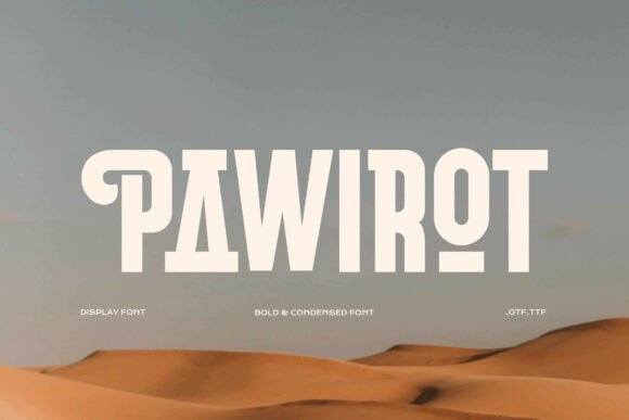 Pawirot: A Bold Condensed Font for Strong Branding