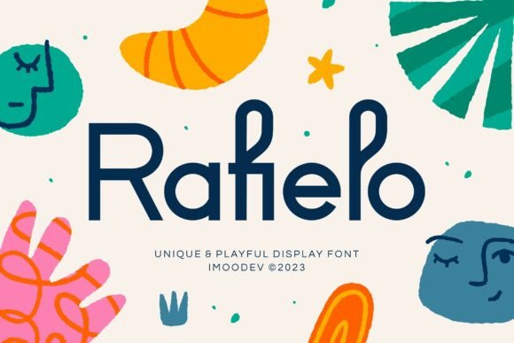 Rafielo Typeface: The Perfect Display Font for Crafters