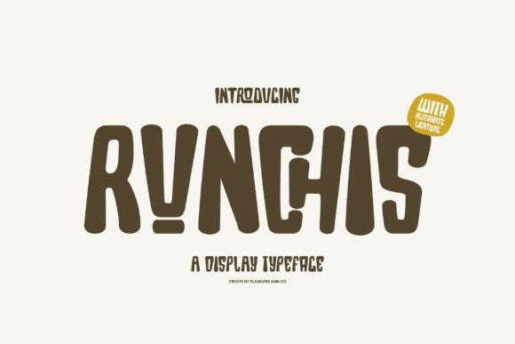Runchis: The Loud Display Font for Scroll-Stopping Content