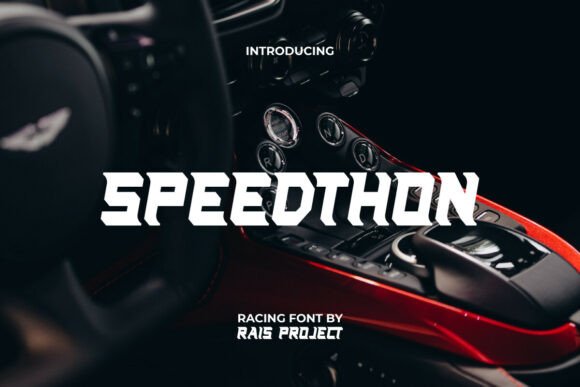Speedthon Font Review: A Bold Typeface for Racing Brands