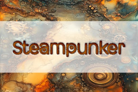 Steampunker: A Vintage Display Font for Modern Makers