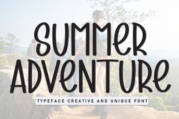 Summer Adventure: A Neat Display Font for Modern Editors