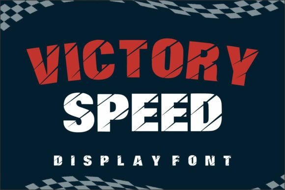 Victory Speed: The Grunge Display Font for Bold Campaigns