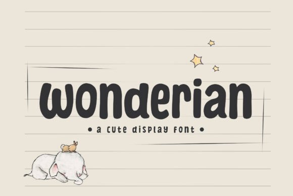 Wonderian: A Modern Display Font for Makers